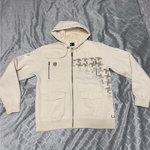 DC White Fleece Jacket